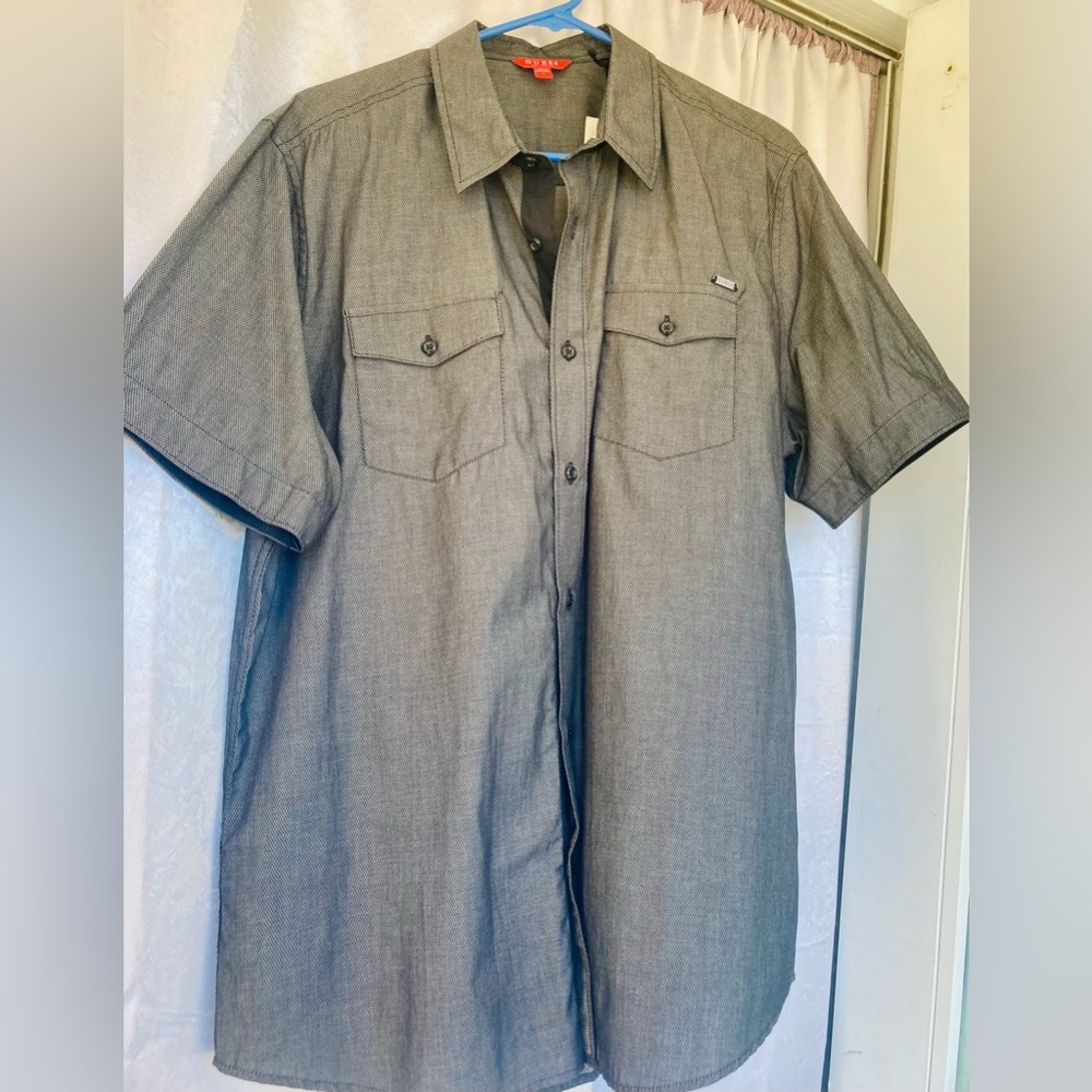 *New* Guess M/F Dobby 2 Pckt Shirt